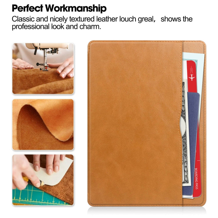 For Lenovo Tab M11/ Xiaoxin Pad 11 2024 Ultimate Pure Color Leather Smart Tablet Case(Brown)