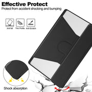 For Lenovo Tab M11/Xiaoxin Pad 11 2024 360 Rotation Transparent Smart Leather Case(Black)