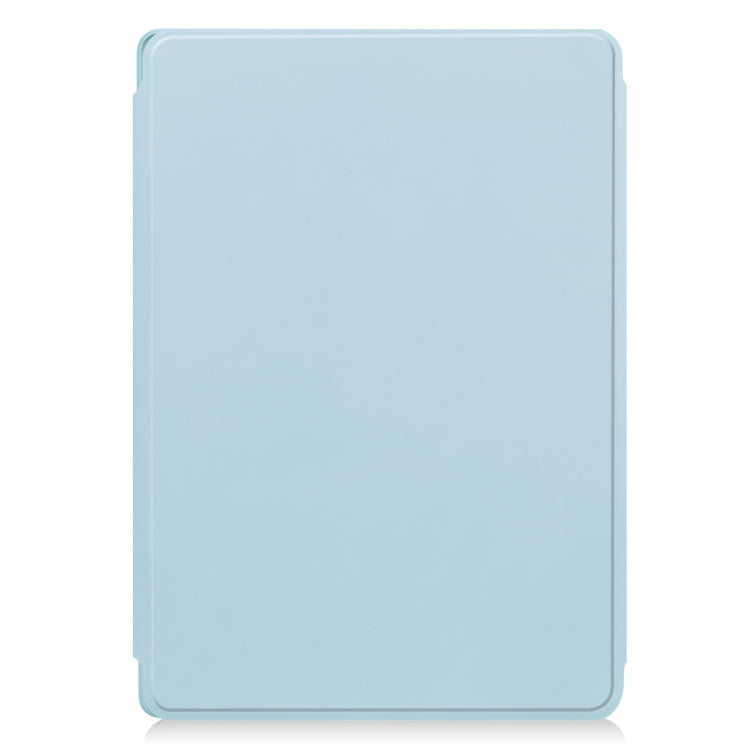 For Lenovo Tab M11/Xiaoxin Pad 11 2024 360 Rotation Transparent Smart Leather Case(Sky Blue)