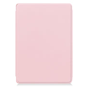For Lenovo Tab M11/Xiaoxin Pad 11 2024 360 Rotation Transparent Smart Leather Case(Pink)