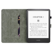 For Amazon Kindle Paperwhite 5  2023 2024 Tiger Pattern Flip Leather Tablet Case(Red)