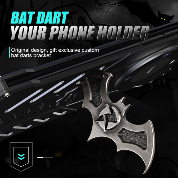 For Huawei Mate 60 R-JUST Batman Metal Mobile Phone Protective Case(Black)