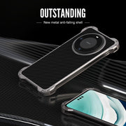 For Huawei Mate 60 Pro R-JUST RJ51 Hollow Metal Phone Protective Case(Space Grey)