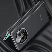 For Huawei Mate X5 GKK Leather Ultra-thin Electroplating Shockproof Phone Case(Black)