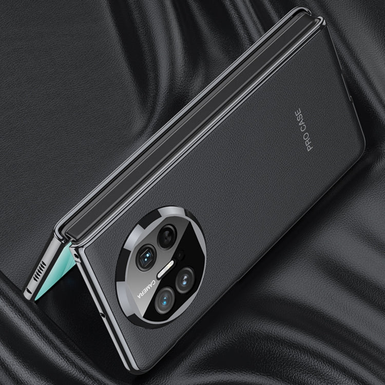 For Huawei Mate X5 GKK Leather Ultra-thin Electroplating Shockproof Phone Case(White)