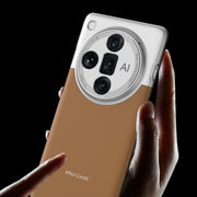 For OPPO Find X7 GKK Mortise-Tenon Connection Contrast Color Shockproof Phone Case(Black)