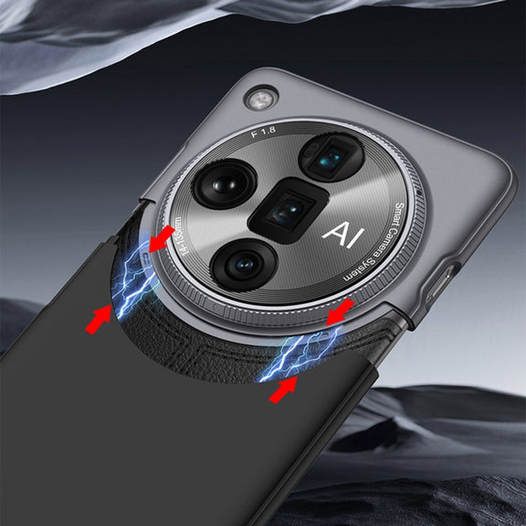 For OPPO Find X7 Ultra GKK Mortise-Tenon Connection Contrast Color Shockproof Phone Case(Blue)