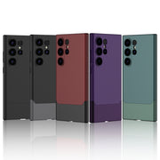 For Samsung Galaxy S24 Ultra 5G GKK Mortise-Tenon Connection Contrast Color Shockproof Phone Case(Red)