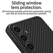 For Samsung Galaxy S24+ 5G GKK Ultra-thin Leather Card Slots Phone Case With Magnetic Holder(Black)