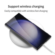 For Samsung Galaxy S24 Ultra 5G GKK Ultra-thin Shockproof Phone Case with Holder(Black)