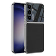 For Samsung Galaxy S24 5G GKK Plating TPU + Leather Full Coverage Phone Case(Black) - free shipping - PMC Jewellery - Order now!