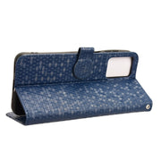 For Motorola Moto G Play 4G 2024 Honeycomb Dot Texture Leather Phone Case(Blue)