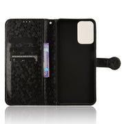 For Motorola Moto G Power 5G 2024 Honeycomb Dot Texture Leather Phone Case(Black)