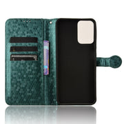 For Motorola Moto G Power 5G 2024 Honeycomb Dot Texture Leather Phone Case(Green)