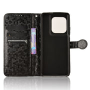 For Motorola Edge 50 Ultra Honeycomb Dot Texture Leather Phone Case(Black)