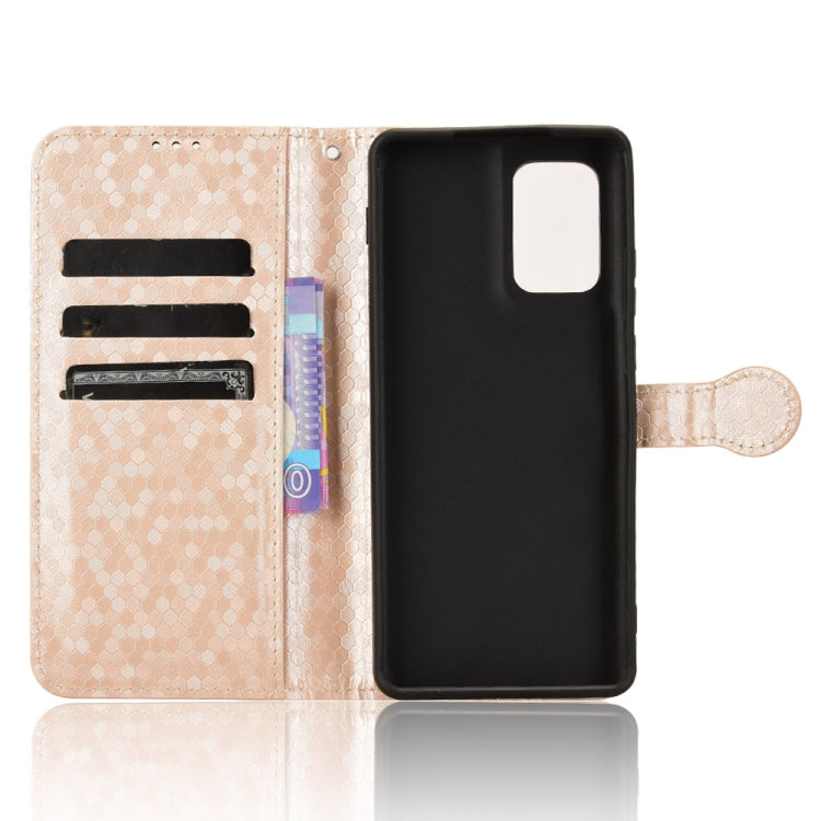 For Motorola Edge 5G 2024 Honeycomb Dot Texture Leather Phone Case(Gold)