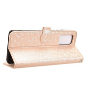 For Motorola Edge 5G 2024 Honeycomb Dot Texture Leather Phone Case(Gold)