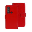 For CAT S75 idewei Crazy Horse Texture Leather Phone Case(Red) - More Brand by idewei | Online Shopping South Africa | PMC TechLife | Buy Now Pay Later Mobicred
