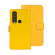 For CAT S75 idewei Crazy Horse Texture Leather Phone Case(Yellow) - More Brand by idewei | Online Shopping South Africa | PMC TechLife | Buy Now Pay Later Mobicred