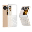 For OPPO Find N3 Flip Wave Pattern Transparent Frosted Phone Case - Find N3 Flip Cases by PMC TechLife | Online Shopping South Africa | PMC TechLife | Buy Now Pay Later Mobicred