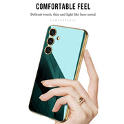 For Samsung Galaxy S24 5G GKK Electroplating TPU Full Coverage Phone Case(Black)