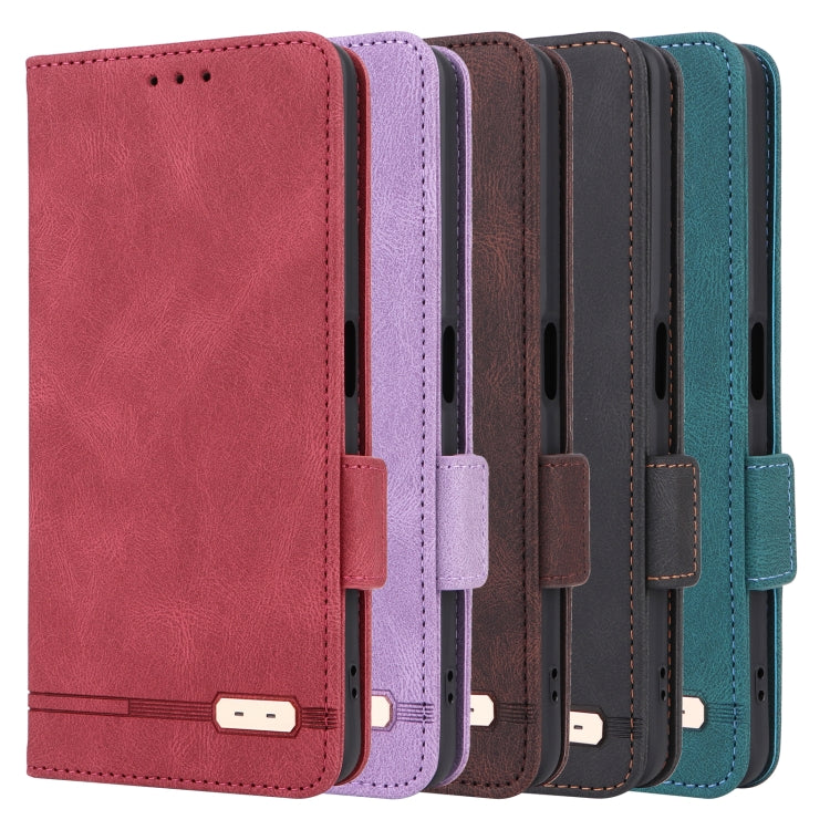 For OnePlus Ace 3 5G Magnetic Clasp Leather Phone Case(Brown)