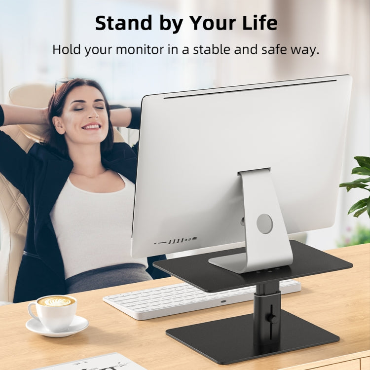 Lenuo DL-202 Aluminum Alloy Computer Screen Bracket(Black)