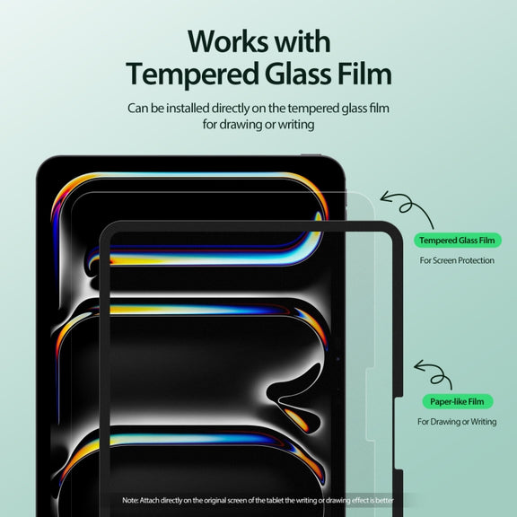 For iPad Pro 11 2024 DUX DUCIS Naad Series Removable Paper-like Screen Protector