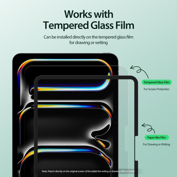 For iPad Pro 11 2024 DUX DUCIS Naad Series Removable Paper-like Screen Protector