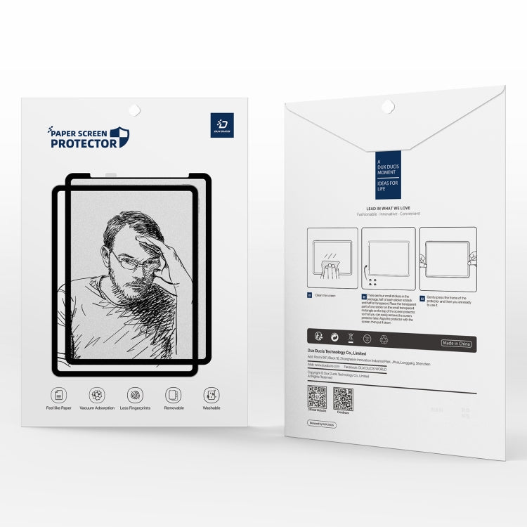 For iPad Pro 11 2024 DUX DUCIS Naad Series Removable Paper-like Screen Protector