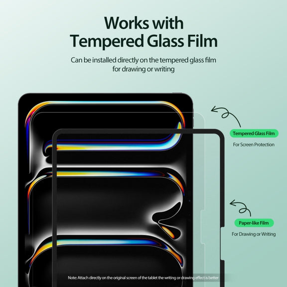For iPad Pro 13 2024 DUX DUCIS Naad Series Removable Paper-like Screen Protector