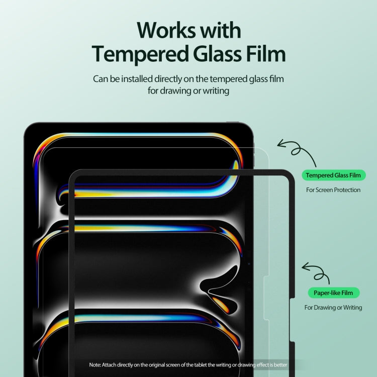 For iPad Pro 13 2024 DUX DUCIS Naad Series Removable Paper-like Screen Protector