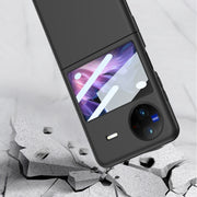 For vivo X Flip GKK Integrated Ultra-thin Full Coverage Flip Phone Case(Black)