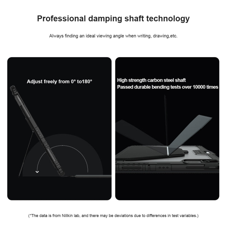 For iPad Pro 13 2024 Nillkin Backlit Version Bumper Link Keyboard Case