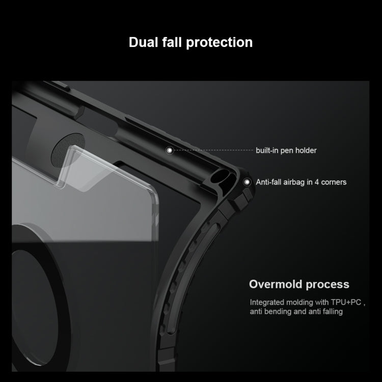 For iPad Pro 11 2024 Nillkin Backlit Version Bumper Link Keyboard Case