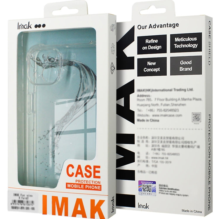 For Realme 12 Pro+ / 12 Pro imak Shockproof Airbag TPU Phone Case(Transparent)