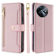 For itel S24 4G Sheep Texture Cross-body Zipper Wallet Leather Phone Case(Pink) - free shipping - PMC TechLife - Order now!