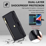 For Itel A50C 4G Sheep Texture Cross-body Zipper Wallet Leather Phone Case(Black)