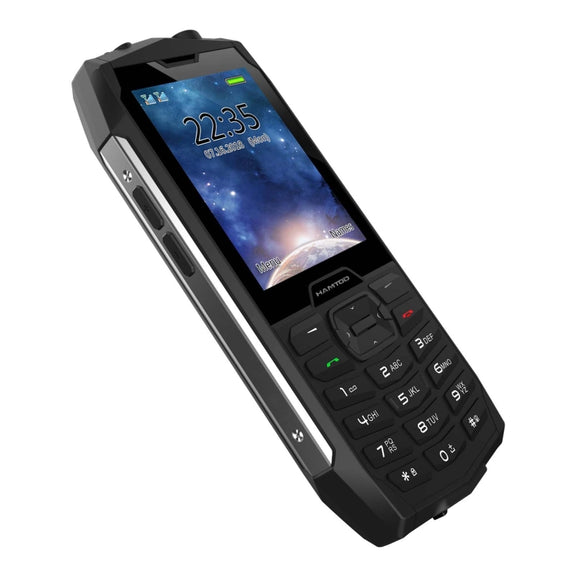 HAMTOD H3 Rugged Phone, EU Version, 2.8 inch T107 ARM CortexTM A7 Quad-core 1.0GHz, Network: 4G, VoLTE, BT, SOS(Black)