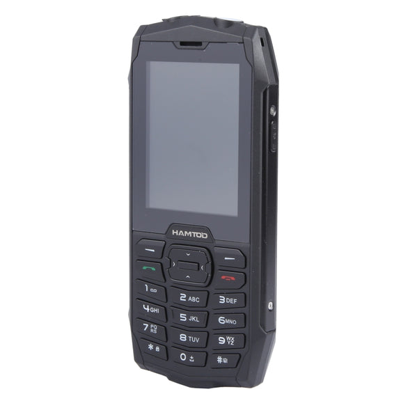 HAMTOD H3 Rugged Phone, EU Version, 2.8 inch T107 ARM CortexTM A7 Quad-core 1.0GHz, Network: 4G, VoLTE, BT, SOS(Black)