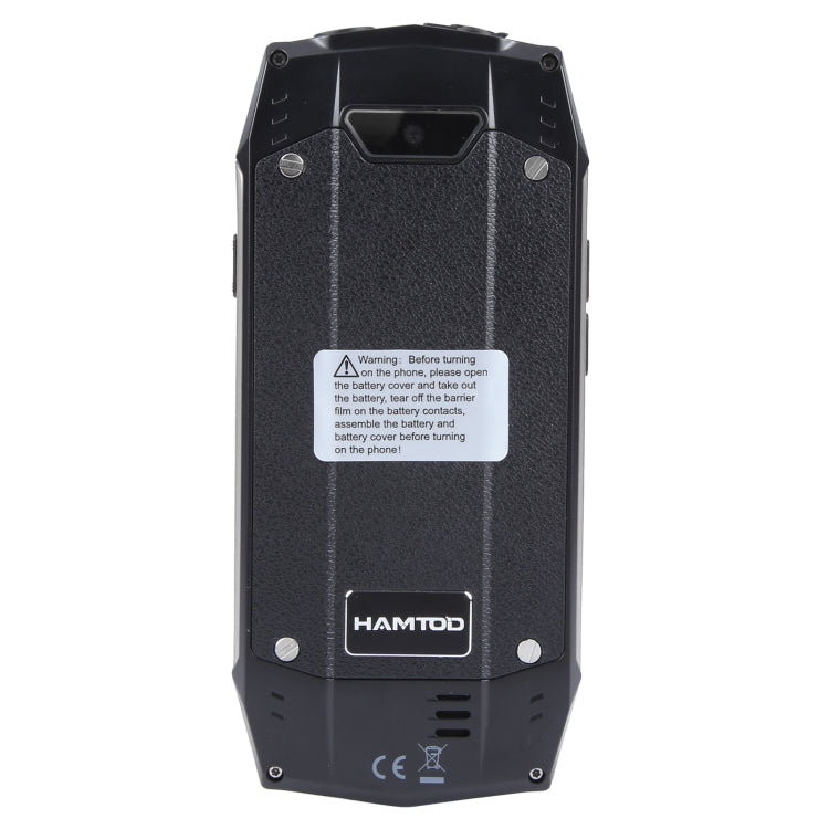 HAMTOD H3 Rugged Phone, EU Version, 2.8 inch T107 ARM CortexTM A7 Quad-core 1.0GHz, Network: 4G, VoLTE, BT, SOS(Silver)
