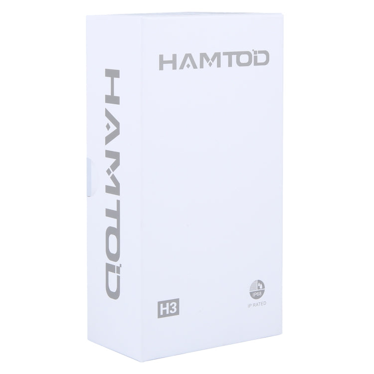 HAMTOD H3 Rugged Phone, EU Version, 2.8 inch T107 ARM CortexTM A7 Quad-core 1.0GHz, Network: 4G, VoLTE, BT, SOS(Silver)