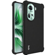 For OPPO Reno11 5G Global imak Shockproof Airbag TPU Phone Case(Matte Black)
