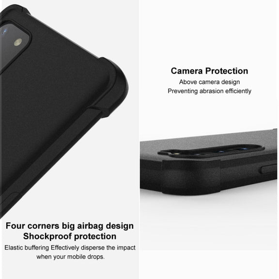 For OPPO Reno11 5G Global imak Shockproof Airbag TPU Phone Case(Matte Green)