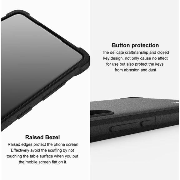For OPPO Reno11 5G Global imak Shockproof Airbag TPU Phone Case(Matte Green)
