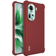 For OPPO Reno11 5G Global imak Shockproof Airbag TPU Phone Case(Matte Red) - free shipping - PMC Jewellery - Order now!