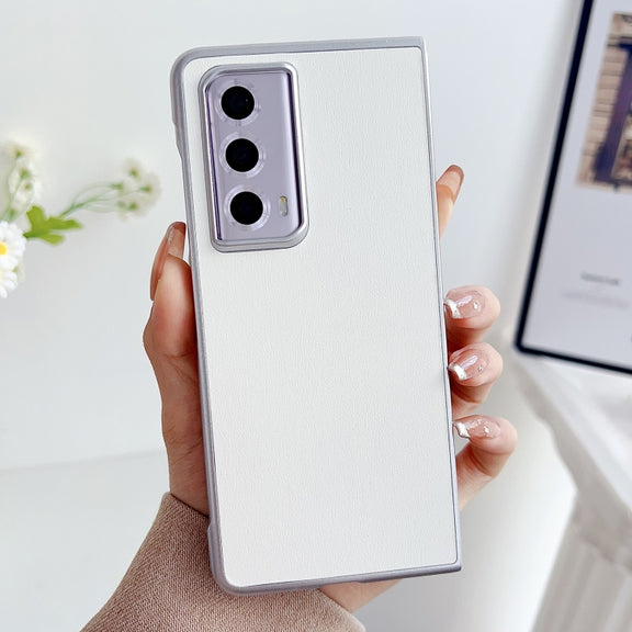 For Honor Magic Vs2 Morandi Pearlescent Paint Shockproof Phone Case(White)