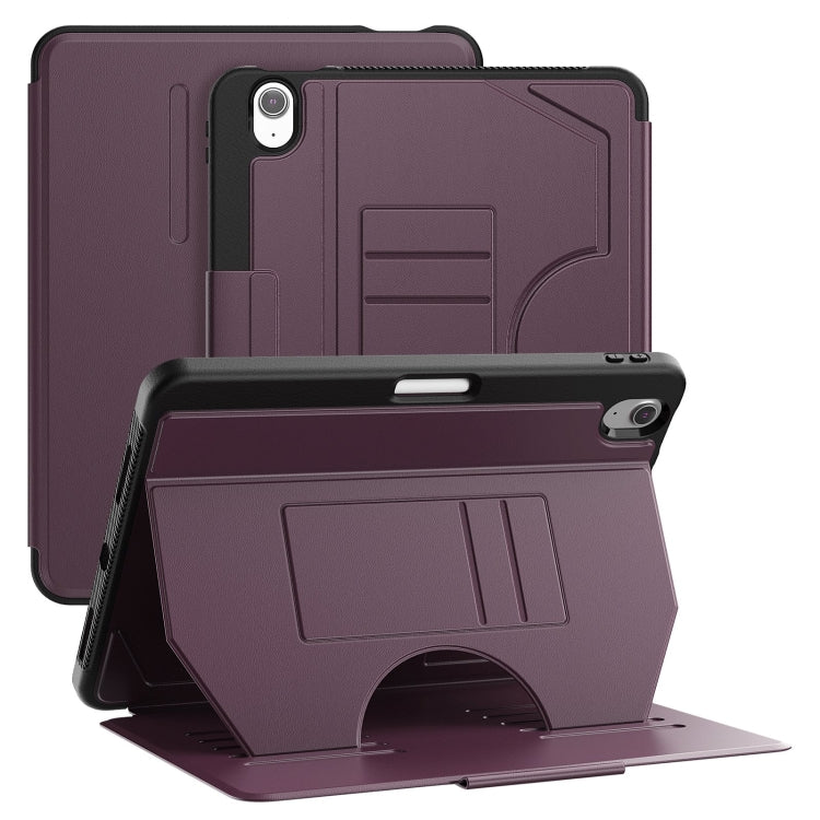 For iPad Air 11 2025 / 2024 Notebook Magnetic Leather Tablet Case(Purple)