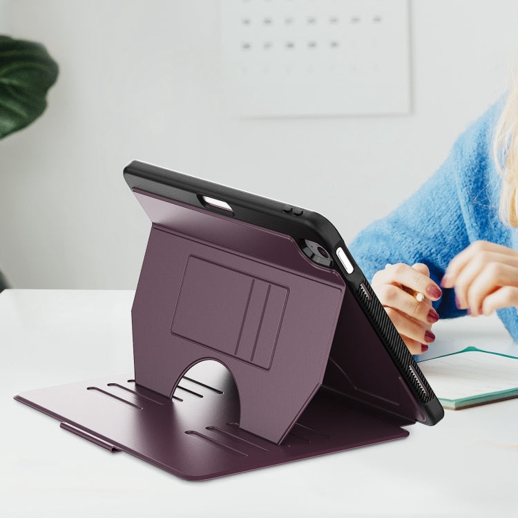 For iPad Air 11 2025 / 2024 Notebook Magnetic Leather Tablet Case(Purple)