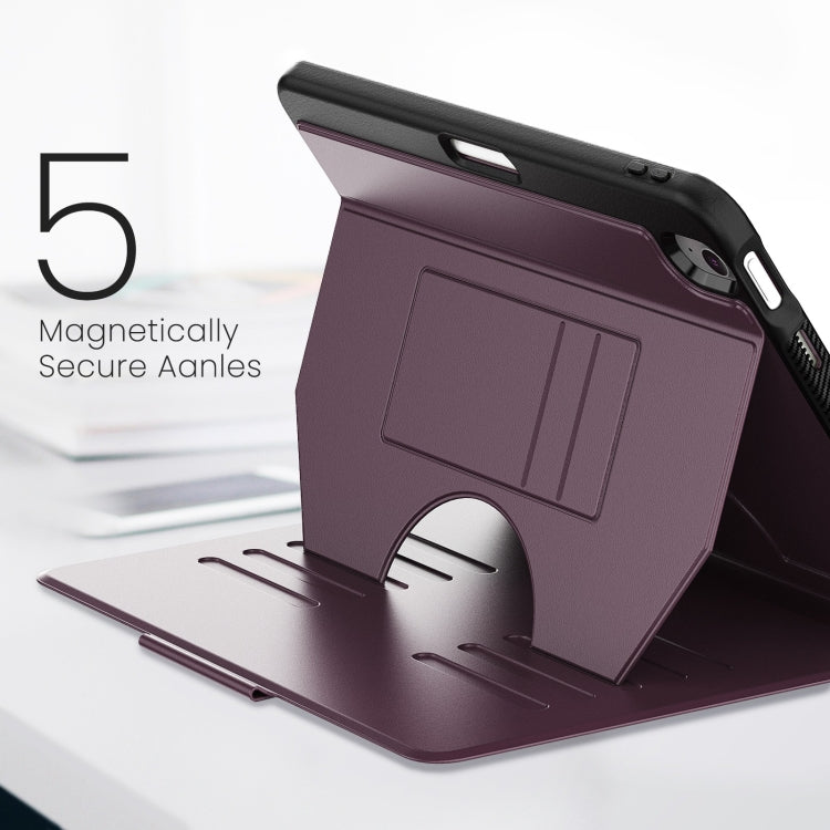 For iPad Air 11 2025 / 2024 Notebook Magnetic Leather Tablet Case(Purple)